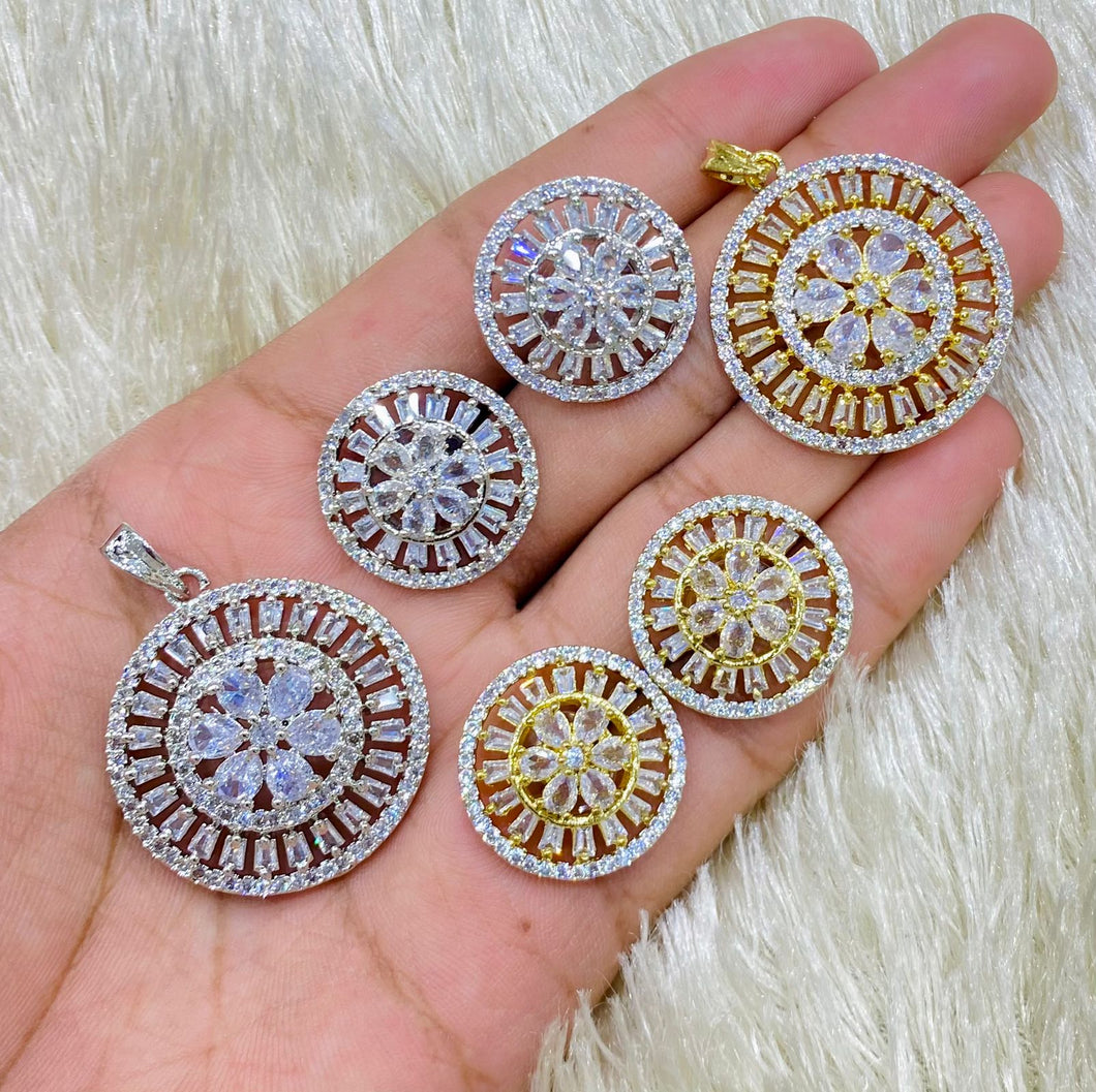 WHELY ZIRCON PENDANT SET N+E