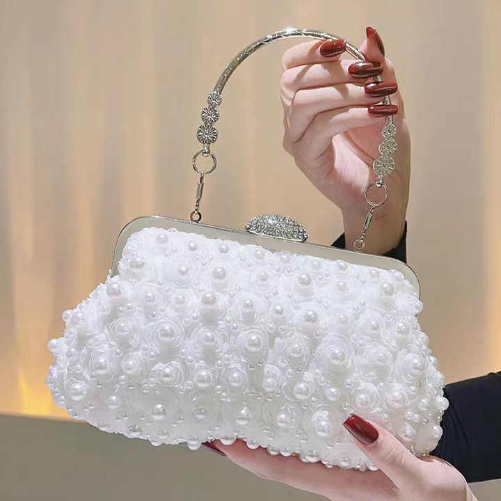 Fall and winter new banquet Pearl bag dinner bags Fashion luxury pearl handbag for women Clutch Purses