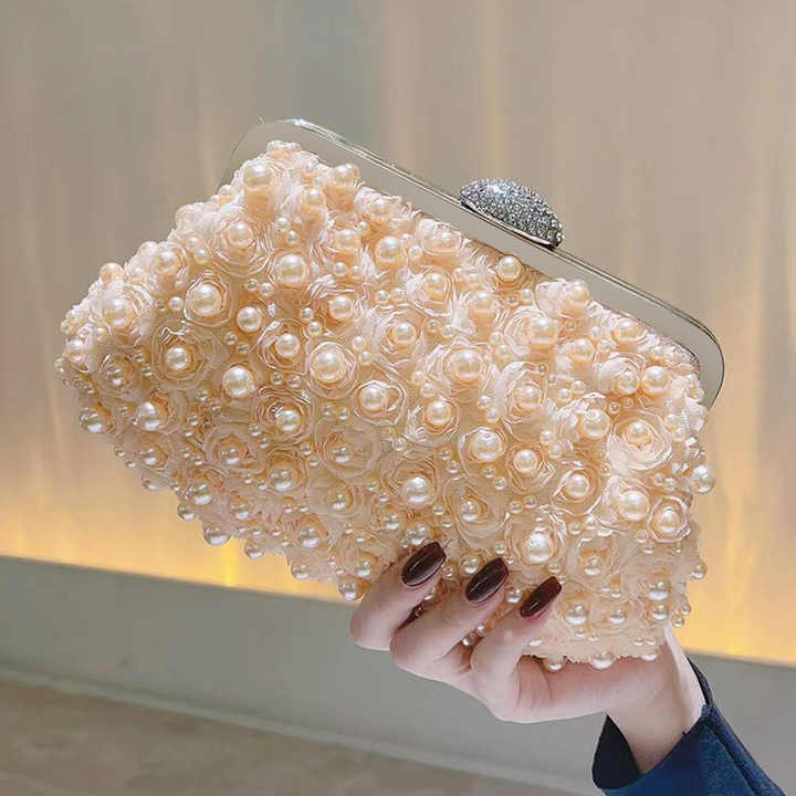 Fall and winter new banquet Pearl bag dinner bags Fashion luxury pearl handbag for women Clutch Purses