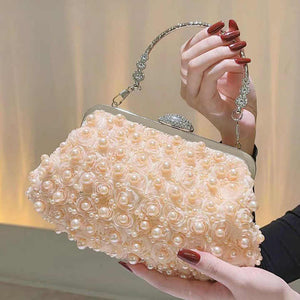 Fall and winter new banquet Pearl bag dinner bags Fashion luxury pearl handbag for women Clutch Purses