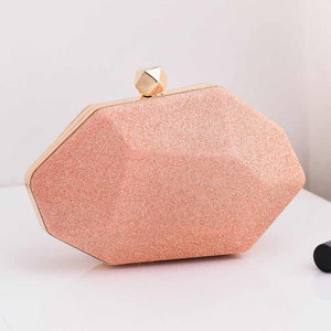 Fashion irregular shaped clutch handbags ladies party wedding bags lady