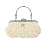 Formal Beaded Wedding Bridal Handbag