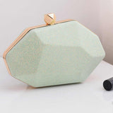 Fashion irregular shaped clutch handbags ladies party wedding bags lady