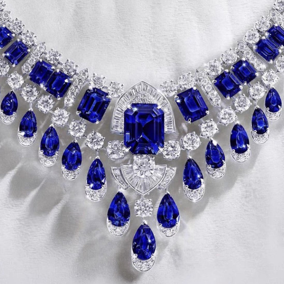 Luxurious Zircon Bridal Necklace