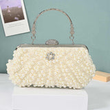 Formal Beaded Wedding Bridal Handbag