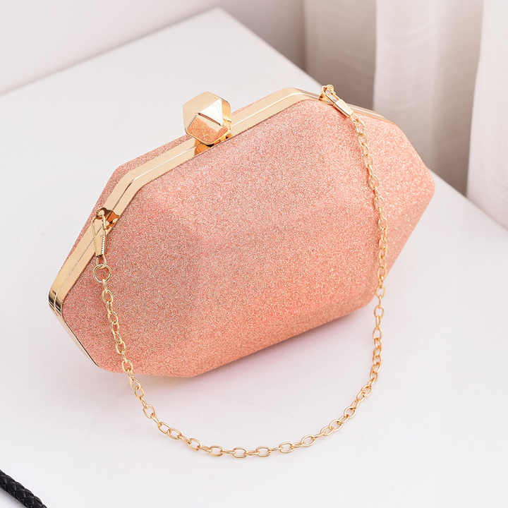 Fashion irregular shaped clutch handbags ladies party wedding bags lady