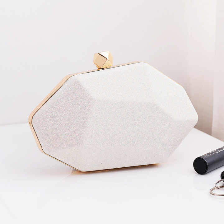 Fashion irregular shaped clutch handbags ladies party wedding bags lady